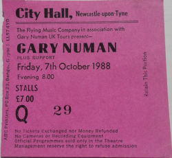 Newcastle Ticket 1988